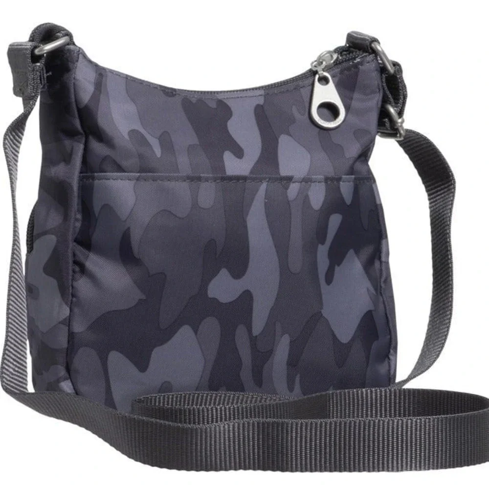 Baggallini Women's Gray Camo Small Joey Bagg Hobo Bag-NWT